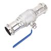 Press Ball Valve 2 Inch DN50 1000PSI WOG 304 Stainless Steel Pipe Ball Valve for Water Oil Steam