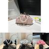 Pu Cloud Bag For Women With Simulated Pearl Chain Decoration For Casual Daily Use