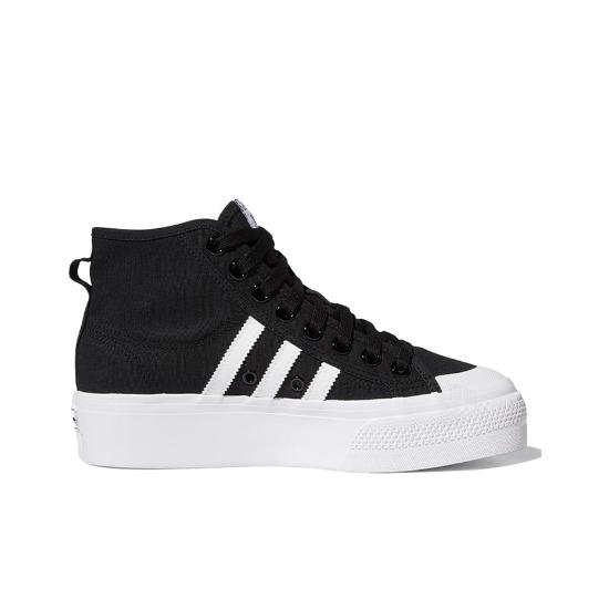 adidas Wmns Nizza Platform Mid Core Black White FY2783