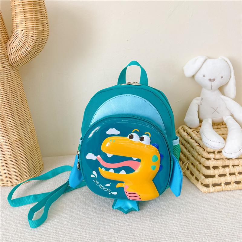 Adorable Cartoon Dinosaur Backpack For Kids Lightweight And Durable Design For School