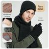JIUMU Men's Winter Fleece-Lined Touchscreen Gloves