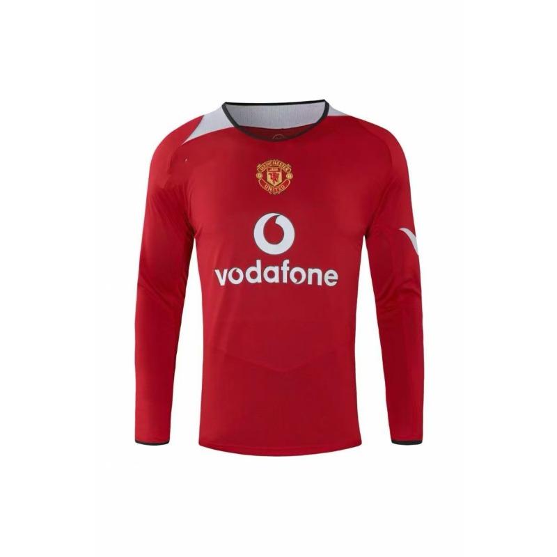 Source Direct Supply Retro Long-sleeved Jersey Real Madrid Barcelona Manchester United Juventus Liverpool Embroidery Sports Ball