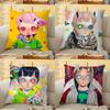 HHikari Shimoda IllustrationS Cushion Cover Soft Durable Reversible Pillow Cover Home Car MultiScene Daily Comfort Pillowcase