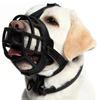 Adjustable Dog Basket Muzzle Prevent Biting Chewing Licking Air Mesh Drinkable Dog Muzzle for Large Aggressive Dogs Pet Supplies