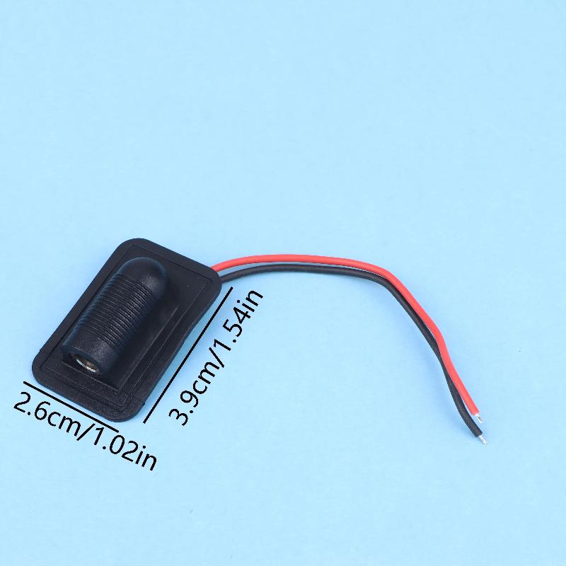 

New 5Pcs 5.5x2.1mm With Cable Wired DC Power Female DC Power Female Socket High Current All Female Power Plug Connector