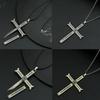 Anime Necklace Dracule Mihawk Cross Sword Pendant Choker Necklaces Men Jewelry Accessories Gift