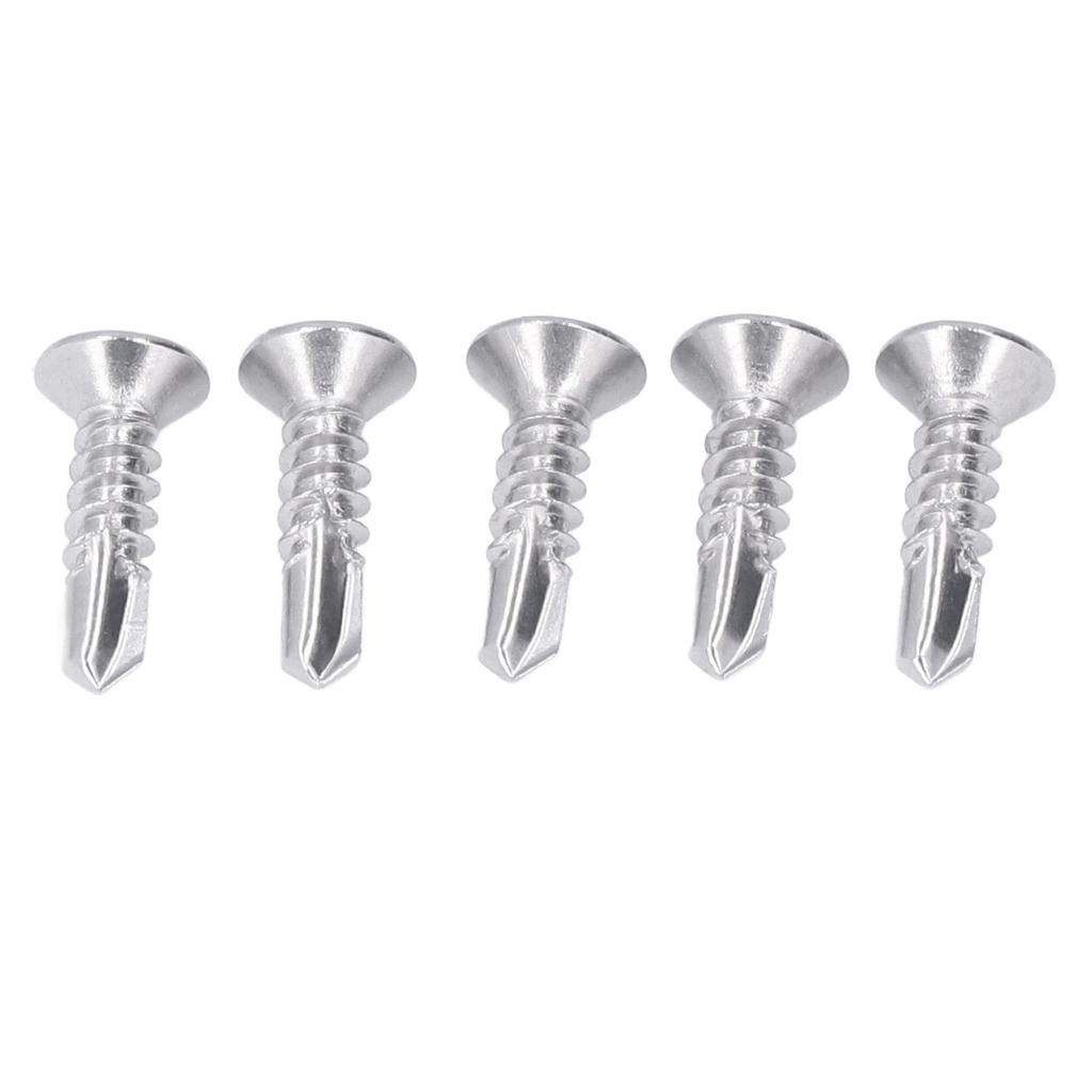 200 szt. Wkręt samowiercący z łbem stożkowym krzyżakowym, stal nierdzewna 410, 19 mm długość nominalna, M4.8?16
