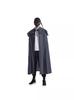 Medieval Gothic Iridescent Hooded Cloak: Reflective Cape for Halloween Parties