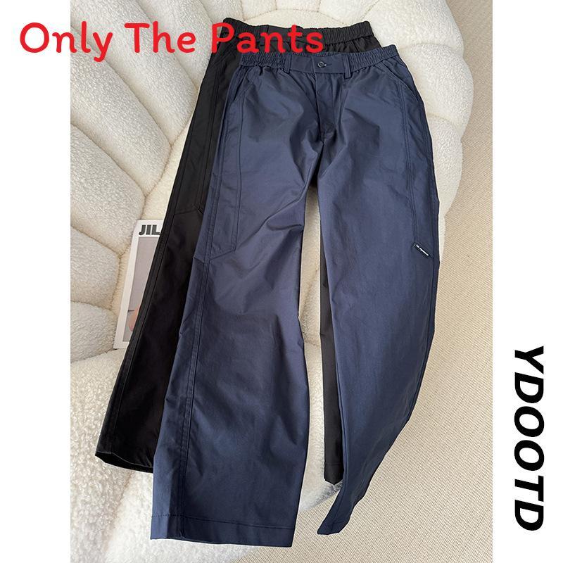 Pantaloni Cargo Leggeri Estivi ad Asciugatura Rapida con Vita Elasticizzata per Streetwear Adolescente