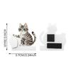 Cat Whisker Holder Acrylic Fridge Magnet Keepsake Creative Cat Whisker Vase For Pet Hair Collection, Refrigerator Wall Home