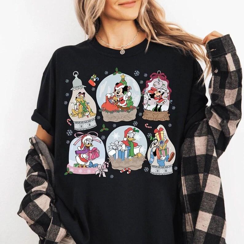 Retro Santa And Friends Shirt s Very Merry Xmas TShirt S