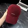 Retro Cotton Baseball Caps Spring Summer Letter Embroidery Sun Hats For Men & Women Solid Adjustable Outdoor Sport Snapback Hats