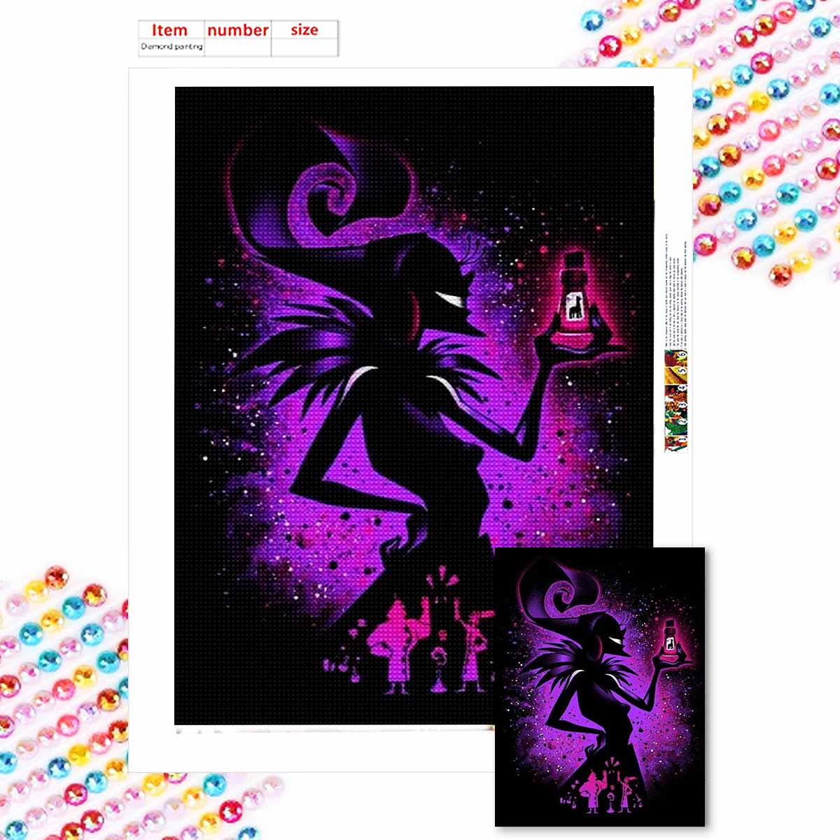 

Полная круглая алмазная живопись Яд Искусство Стразы Картина Мозаика Сделай сам 5D Вышивка крестом Домашнее украшение Round 20x30cm