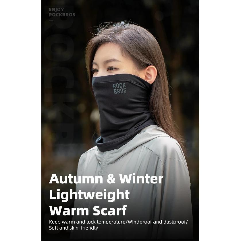 ROCKBROS Winter Keep Warm Cycling Face Mask Fleece Hiking Camping Ski Balaclava Neck Scarf Windproof MTB Road Bicycle Bike Mask