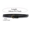 New PU Leather Belt Luxury Design Retro Style Women Waistband Reusable Casual Pin Buckle Waistband Women