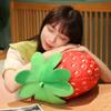 Plush Strawberry Toy Sofa Throw Pillow Office Waist Cushion Stuffed Doll Fruit
