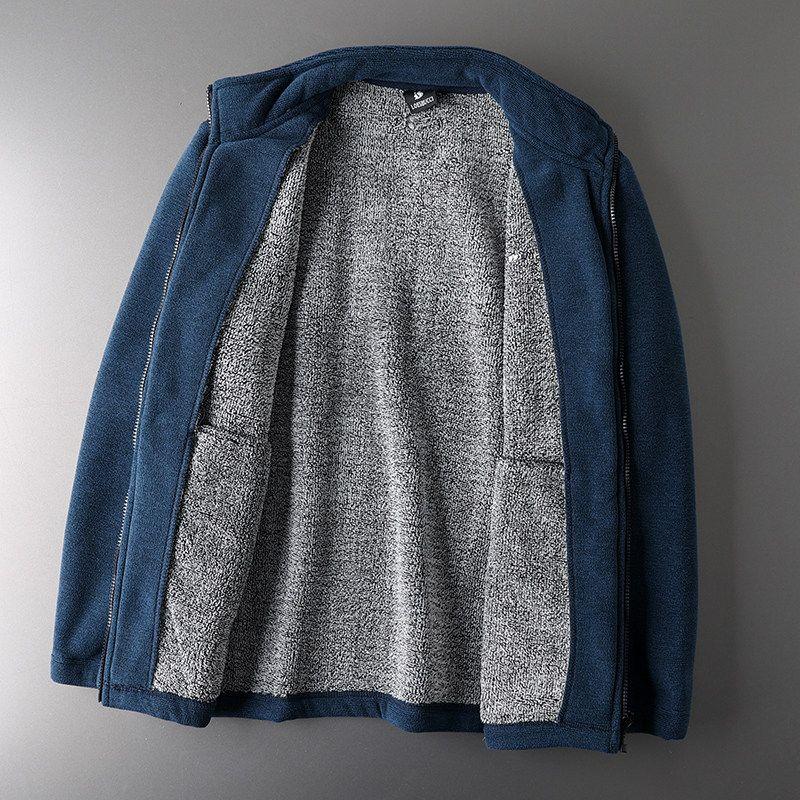 Polar Fleece Casual Thickening Sportswear Sweatshirt Set