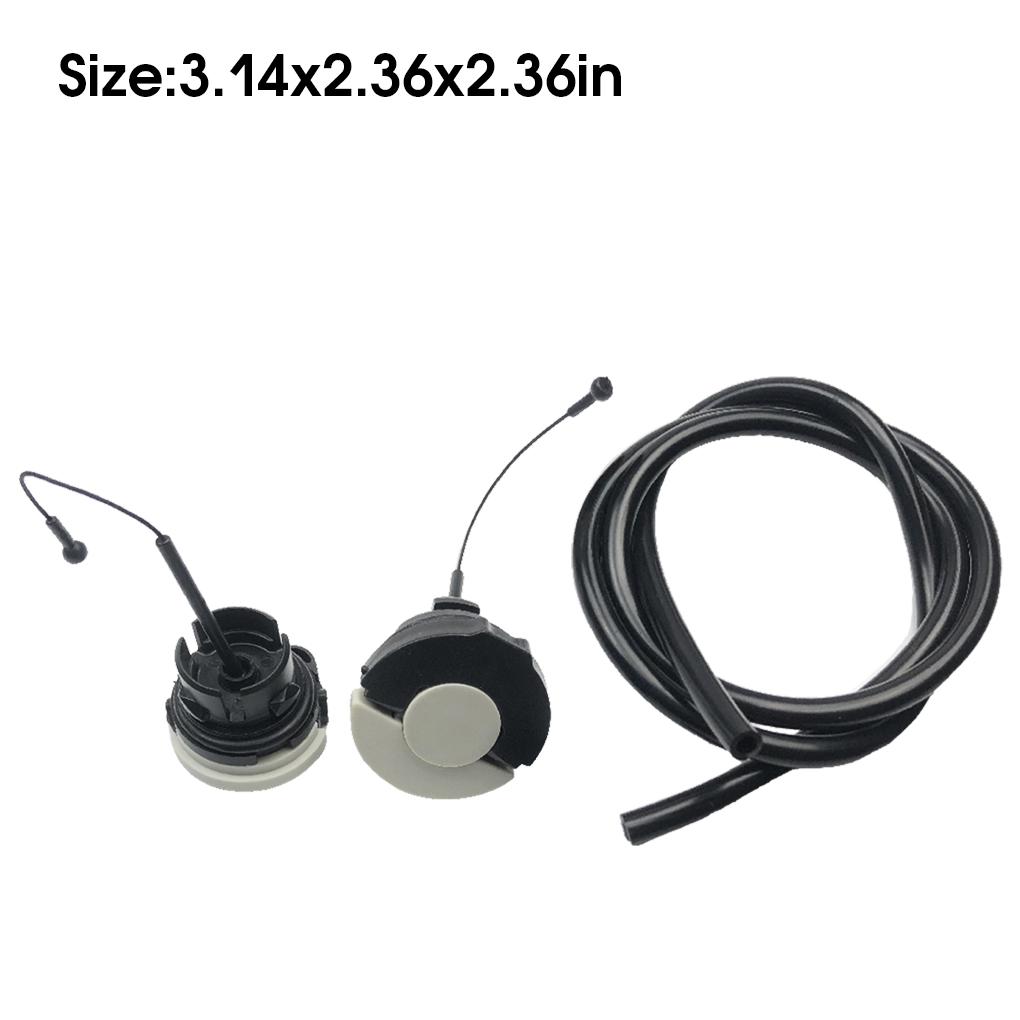 Fuel Cap Set Engine Oil Cover Attachment Chain Saw Yard Maintenance Parts Replacement for MS210 MS230 MS250 MS260
