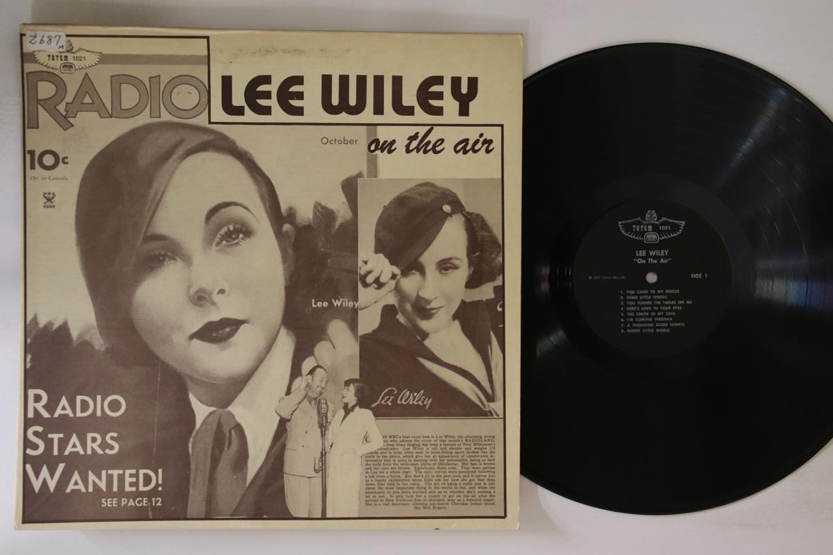 

LP Record LEE WILEY - On The Air 1021 TOTEM RECORDS 1980 US Jazz Used