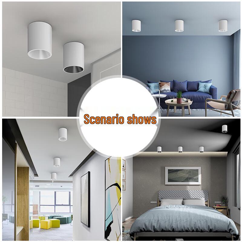 OEING Round Anti-Glare 12W Three-Color LED Downlight