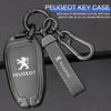 2026 Hot Car Sticker Zine Alloy Car Remote Key Case Shell Cover Protection Fob For Peugeot 308 408 508 2008 3008 4008 5008 Keyle