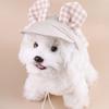 Outdoor Pet Sun Hat Sun Blocking Design Lightweighted Polyester Summer Hat For Dogs Kitten Ventilated Ear Space