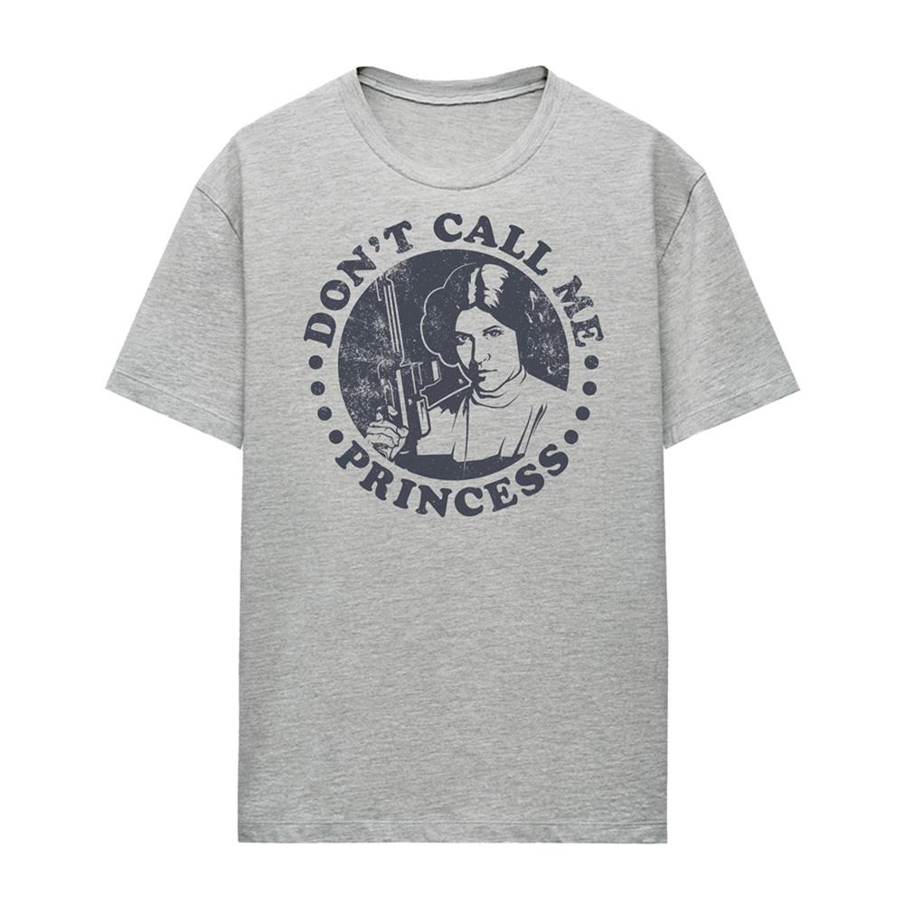 Star Wars Womens/Ladies DonÂ´t Call Me Princess Leia Heather T-Shirt