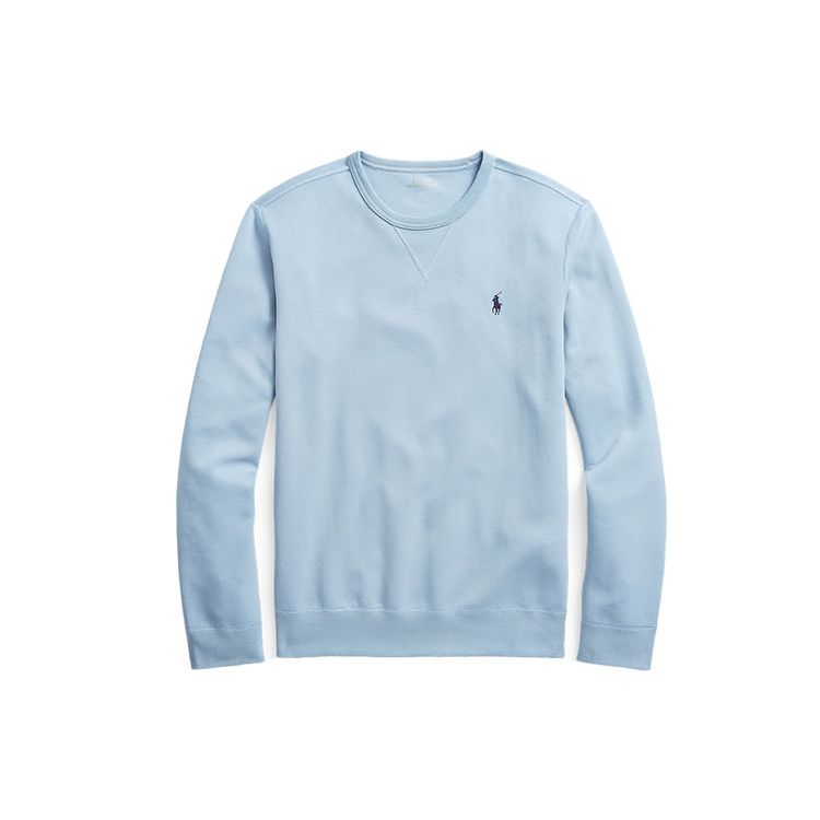 Polo Ralph Lauren Ss22 Crew Neck Sports Sweatshirt Men Sweatshirt Light-Blue MNPOKNI16821860-400
