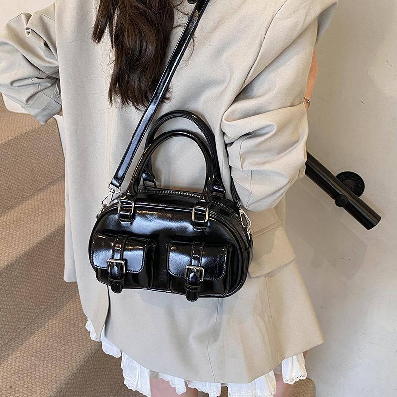 Premium Sense Niche Bag Women 2025 New Spring and Summer Fashion Casual Shoulder Messenger Bag Portable Bowling Bag