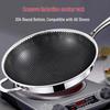 34cm Stainless Steel Non-Stick Wok