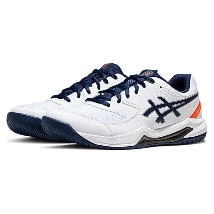 New Asics Gel Dedicate 8 White Blue Expanse 1041A408-102