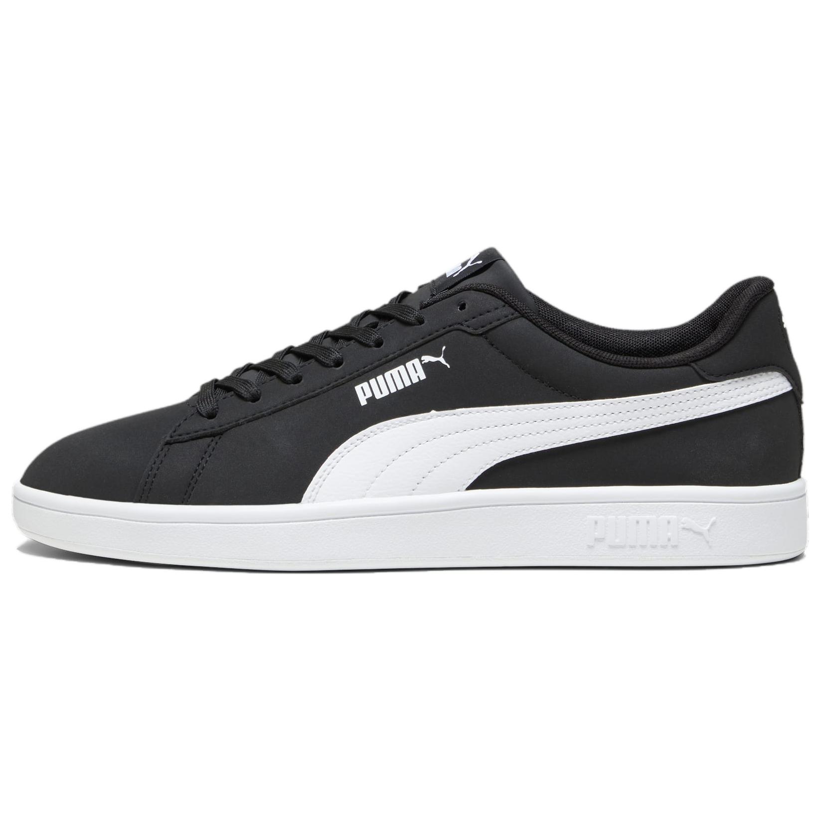 

PUMA Smash 3.0 Low Top Skateboard Shoes Unisex Black 35.5