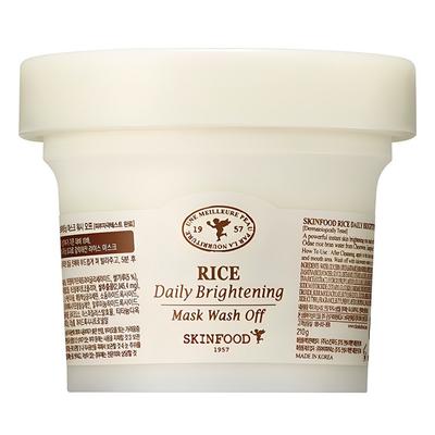 SKINFOOD Rice Daily Brightening Wash Off Mask Pack 210g