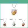 Colar Lindo em Forma de Coração do Bts Com Acentos de Pedras Preciosas Para Fãs de Joias K-pop
