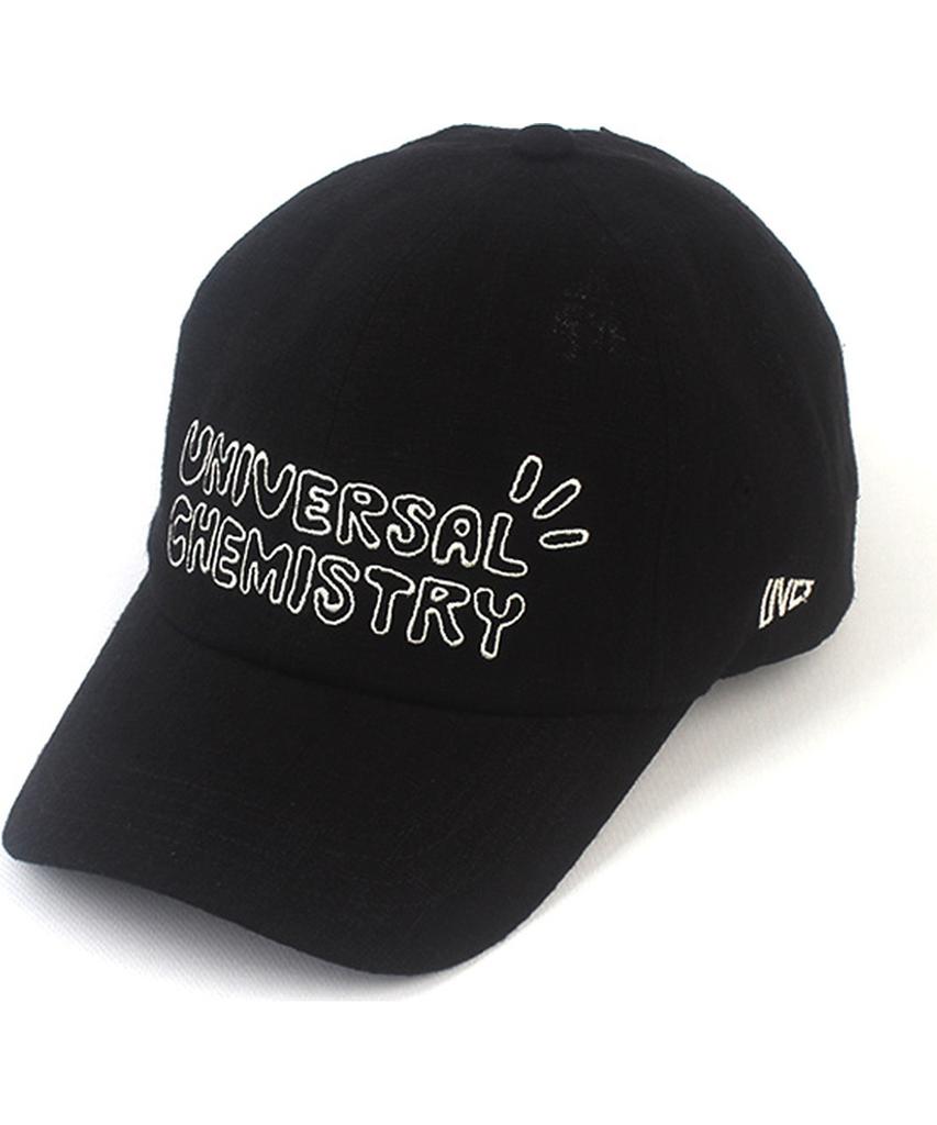 Yunibeosyeolkemiseuteuli Kitch Linen Black Ballcap Linen Hat