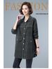 2024 Plus Size Fashion Blouse for Middle-Aged & Elderly Women - Spring/Autumn Rich Lady Shirt Jacket