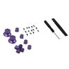 Game Controller Aluminum Alloy Buttons Thumb Stick Set Replacement Parts