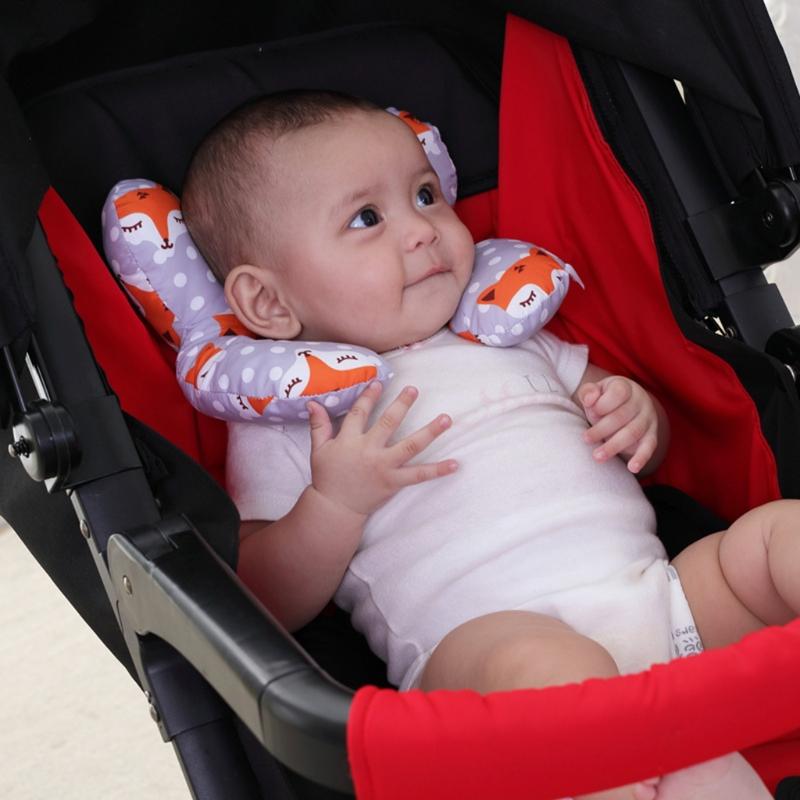 Infant Toddler for Head Neck Support Cushion Stroller Newborn Headrest Baby Cotton Travel Pillow Airplane U Shape Headre