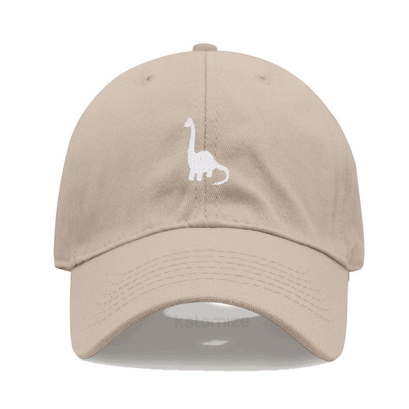 Unisex Soft Cotton Dad Hat Dinosaur Embroidery Baseball Cap For Women Men Adjustable Unisex Casual Sports Caps