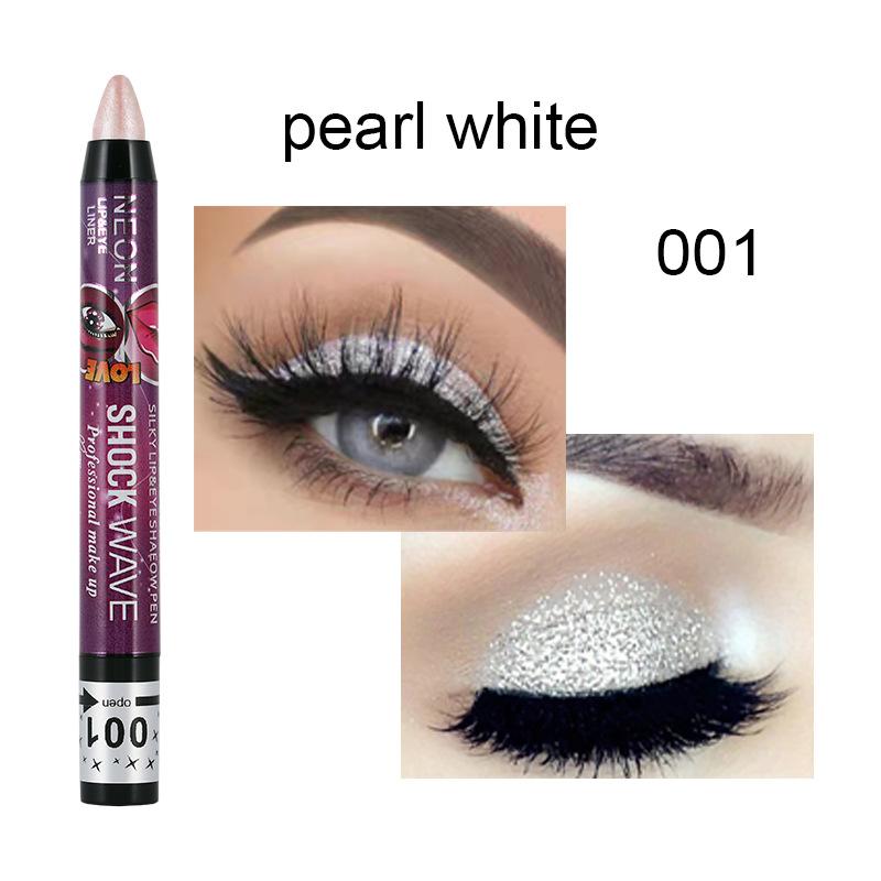 36 farbe Lidschatten Stift Lippenstift Wasserdicht 2-in-1 Lidschatten Stick Set