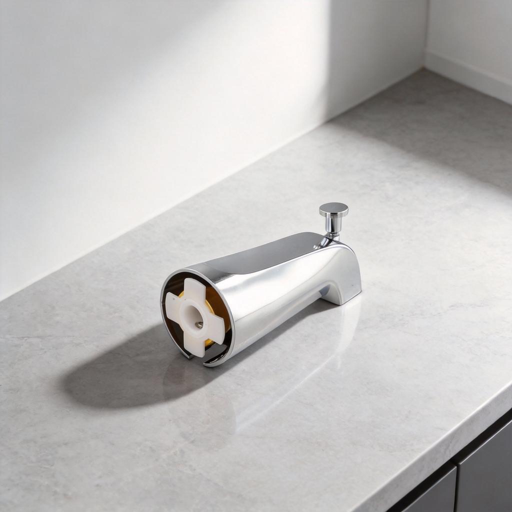 High Quality Metal Tub Spout Chrome Bathroom Fixture Wall Mount Diverter Contemporary Bathroom Upgrade Easy Installation