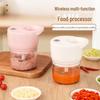 Compact Electric Food Processor: Mini Meat Grinder, Chopper, Mincer, Garlic Presser, and Baby Food Maker