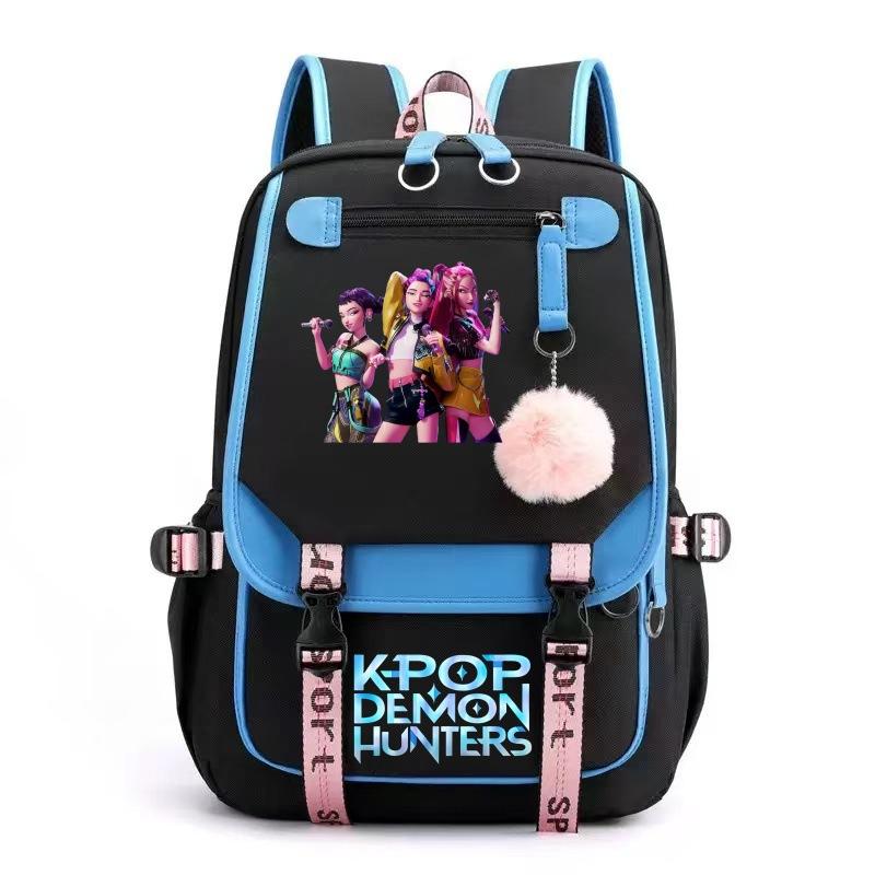 Witch Hunters Printed School Bag College Wind Large Capacity Junior High School Student Backpack