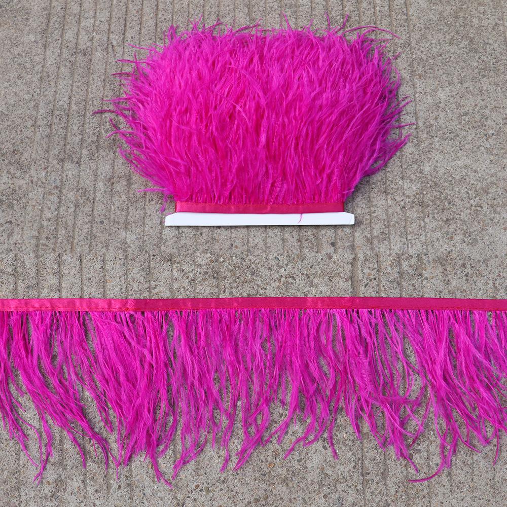 Thickened Encryption Ostrich Hair Cloth Edge 10-15Cm Feather Clothing Skirt Accessories