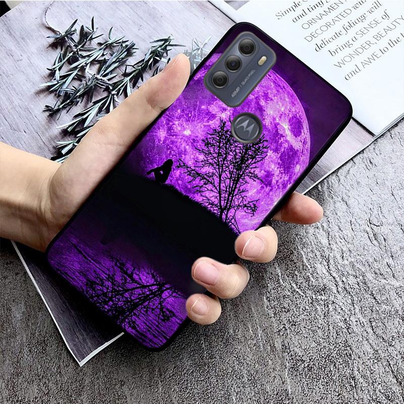 Case for Motorola Moto G Stylus 5G G Play G Power G 5G G Pure 2023 2024 E20 E22 E22i E32 E40 E13  Purple Aesthetic