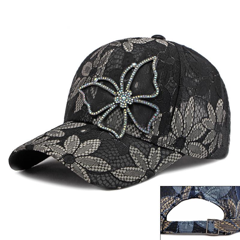 Ethnic Style Denim Baseball Cap With Sun Protection For Outdoor Activities
