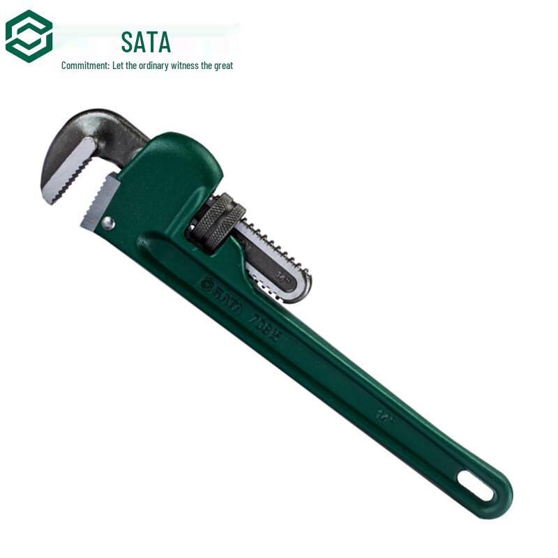 SATA Heavy-Duty Aluminum Pipe Wrench