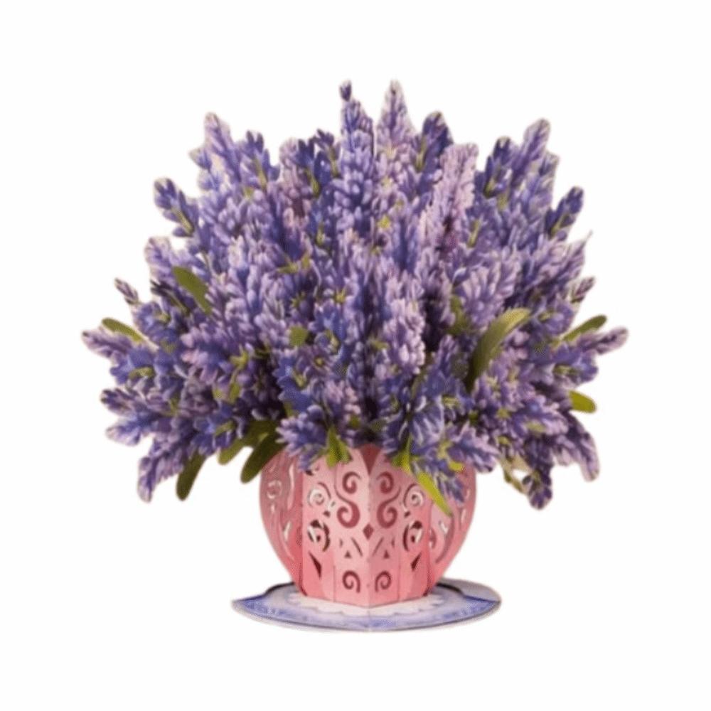 

3D Design Cherry Blossom Pop Up Card Detachable Paper Flower Pop Up Mechanism Holiday Cards Unique with Sticky Note Card