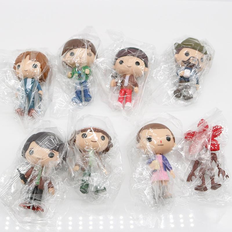Stranger Things 5 Pvc Figure Set With Movable Heads For Collectors And Fans