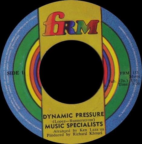 

7inch Record MUSIC SPECIALISTS Dynamic Pressure Flip FRM133 FRM 1970 Jamaica Reggae Ska Dub Used